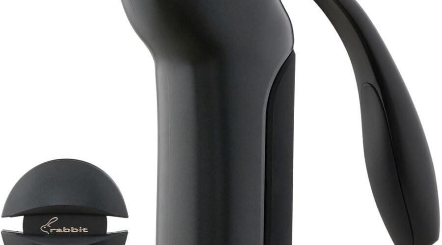 Rabbit Vertical Lever Corkscrew with Foil Cutter