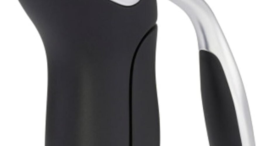 OXO Steel Vertical Lever Corkscrew with Removable Foil Cutter