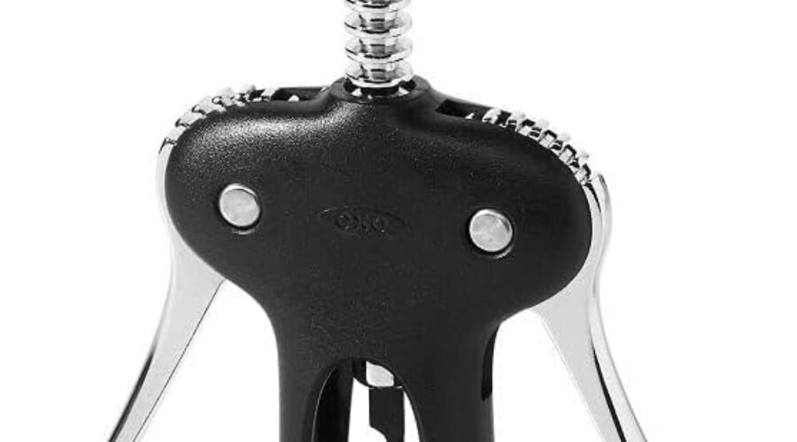OXO Good Grips Winged Corkscrew and Bottle Opener, Black