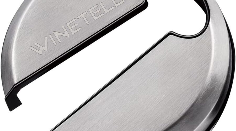 Wine Foil Cutter-Premium Stainless Steel Wine Foil Cutter Tool-Foil Cutter for Wine Bottles-Wine Foil Cutter Opener Neck Label Remover-Wine Top Seal Cutter-Wine Bottle Foil Cutter Opener