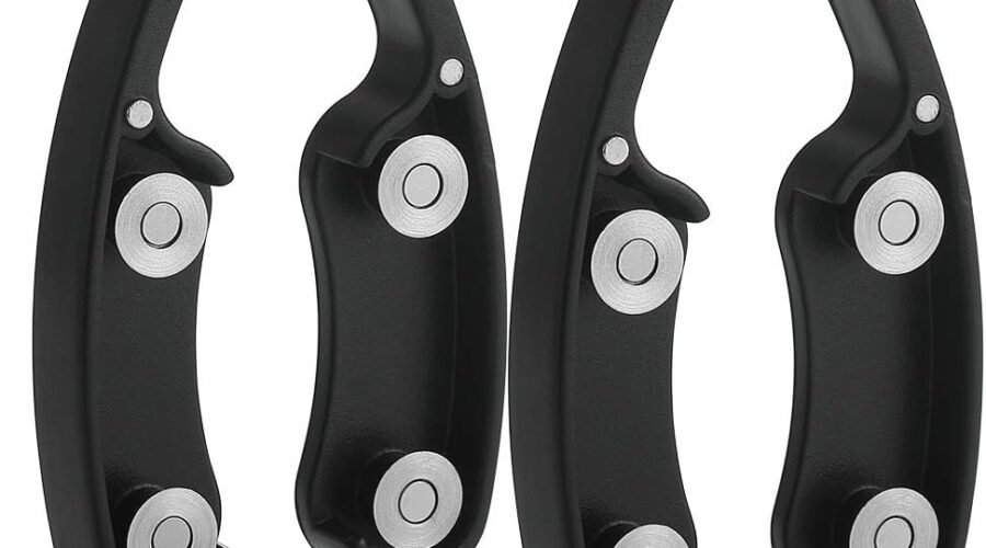 2 Pack Design Wine Foil Cutter, Wine Bottle Opener Accessory, Gift for Wine Lovers by YWQ, Black