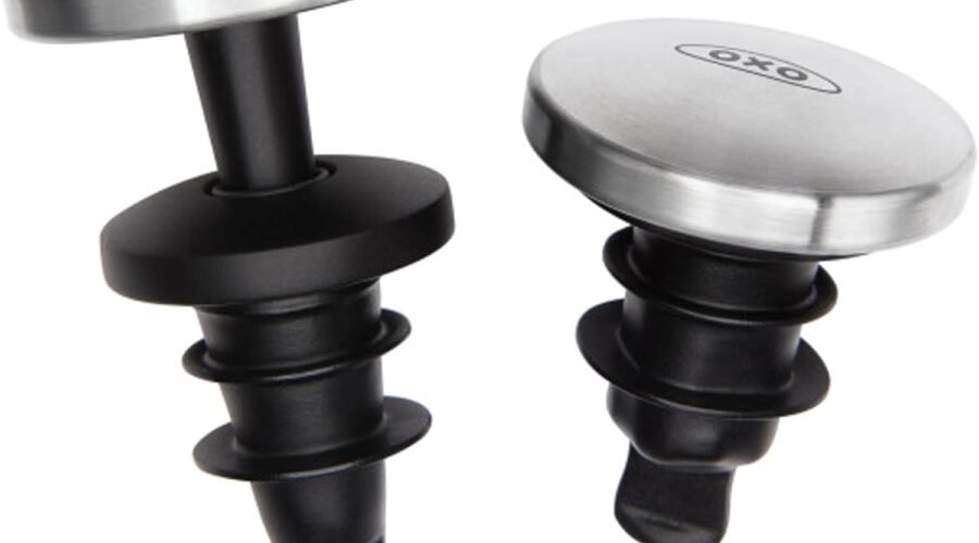 OXO SteeL Expanding Wine Stoppers, 2 Count