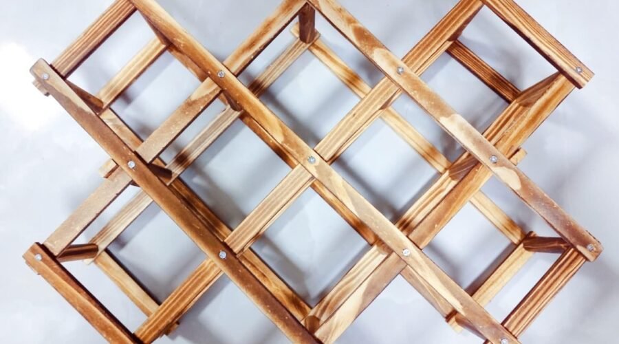 Freestanding Stackable Wine Rack Organizer for Countertop and Cabinets with Foldable Design and Scratch-Resistant Protector