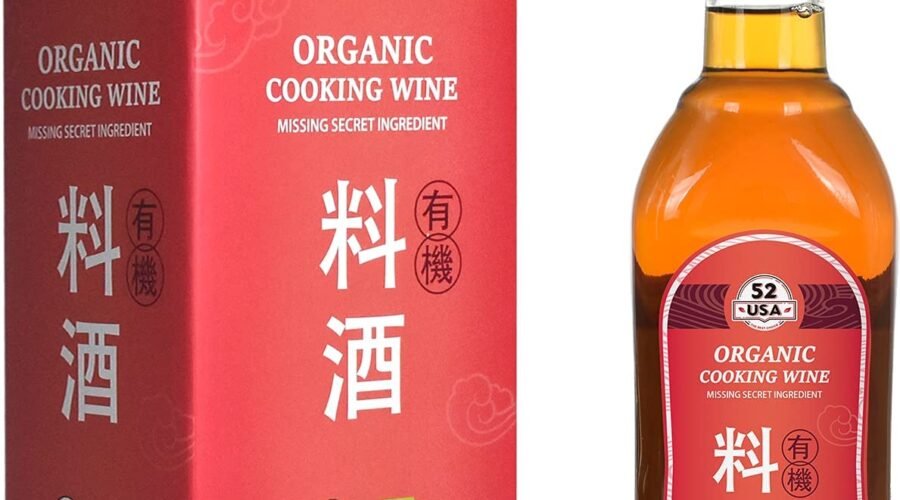 52USA Organic Shaoxing Rice Cooking Wine 16.2oz(480ml), Chinese Asian Cooking Wine, Shao Hsing Rice Wine, Shaoxing Rice Wine, Hsing Rice Wine, Fermented Rice Wine, Homemade Asian Cooking