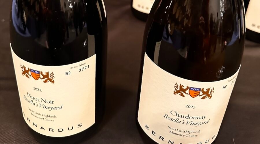 Monterey Wine Competition Crowns 2023 Bernardus Rosella’s Chardonnay Best of Monterey