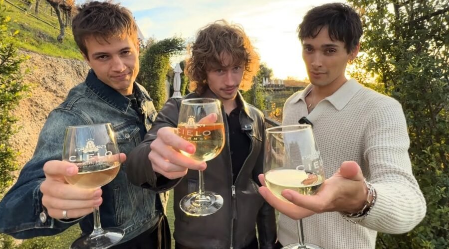 wine tasting with my friends