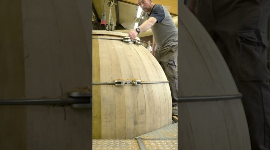 Large barrels minimize oxygen levels when aging #wine, and the barrel flavor is more subtle. #winery