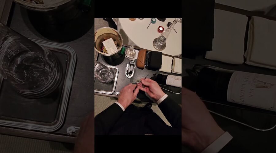 Opening Tableside $1800 1998 Chateau Latour #fyp #fypシ゚ #trending #pov #wine #wow #viralvideo #food