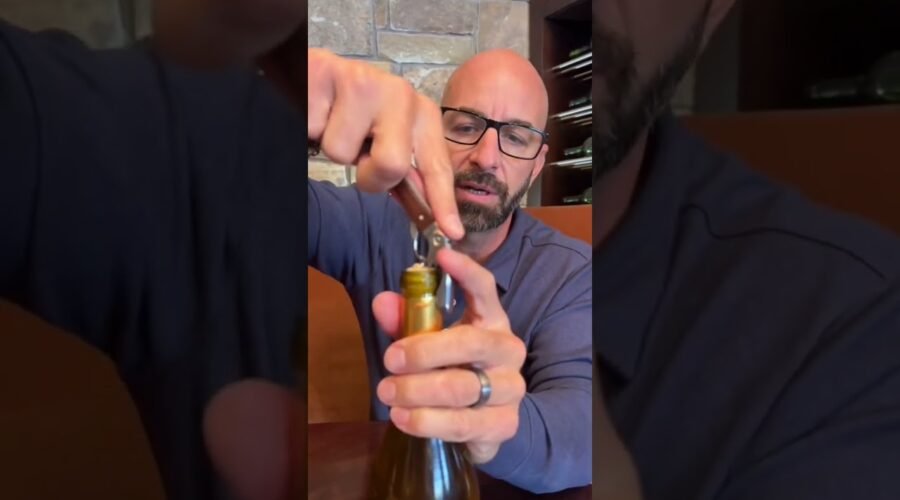 How to PROPERLY open a bottle of wine 🍷#shorts