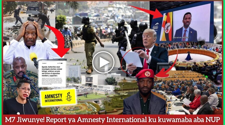 Agatalinda! Museveni awedde! Ekiwandiiko kya Amnesty International kifulumye ku kalulu ne Bobi Wine