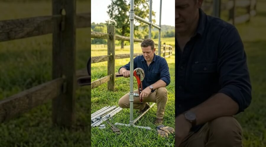 Man builds vertical garden with wine bottles 🍷🌿#DIY #gardening #upcycling #winebottles