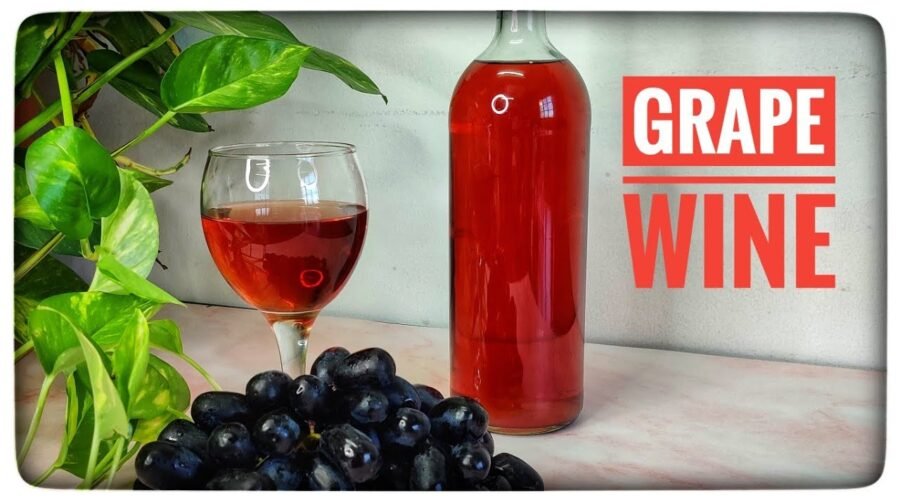 Perfect Grape Wine | Red Wine | Easy Homemade Wine | Pots&treats | Grape Drink