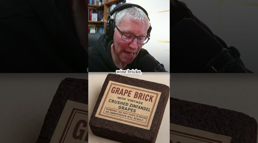 When America invented a brick of wine