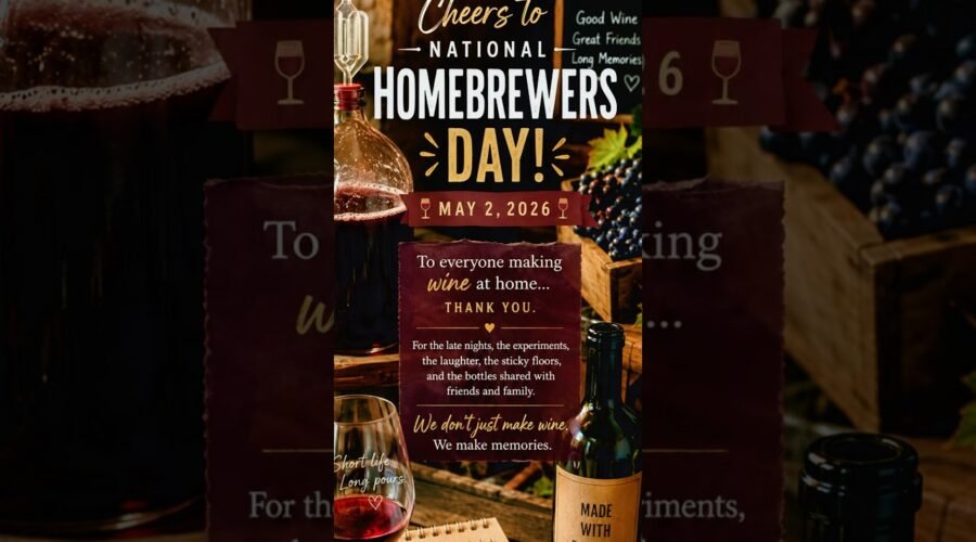 How to Make Wine – National Homebrewers Day! #winery #homebrewing
