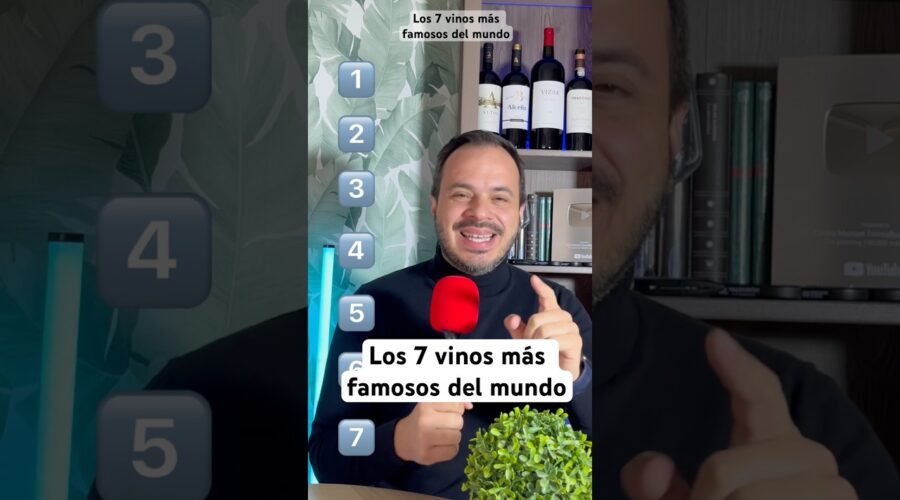Los 7 vinos más famosos del mundo #wine #restaurant #vino #bartender #bar
