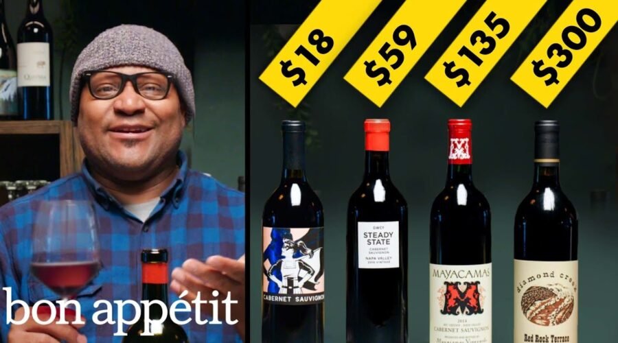 Sommelier Compares Cheap vs Expensive Wines ($18-$300) | World of Wine | Bon Appétit