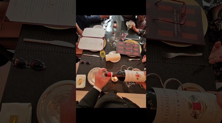 Opening $2800 1959 Chateau La Gaffeliere #fyp #trending #viralvideo #explore #wow #asmr #pov #food