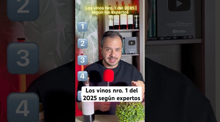 Los vinos nro. 1 del 2025 según expertos #vino #restaurant #wine #bartender #bar