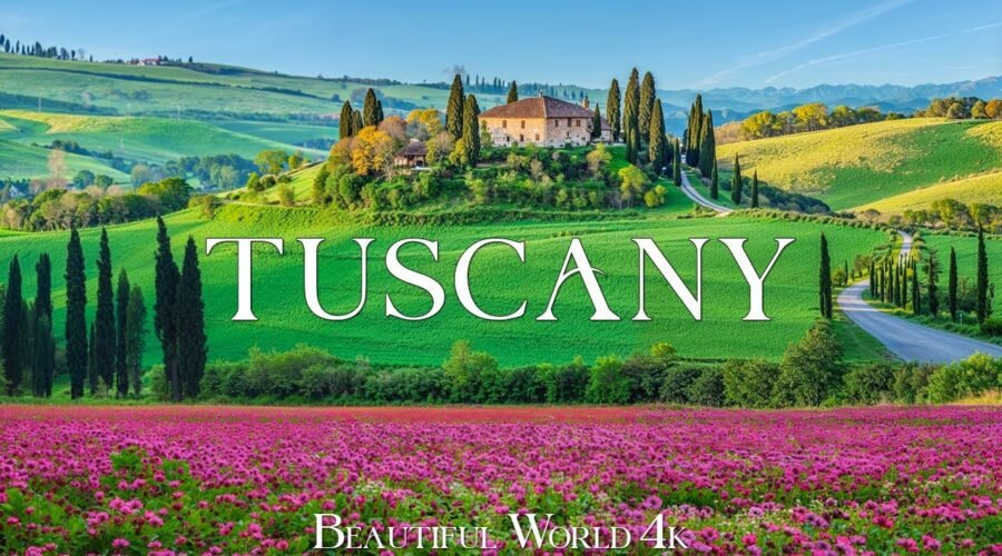 Tuscany 4K • Explore Rolling Hills, Vineyards, and Timeless Villages Of Italy • 4K VIDEO HD