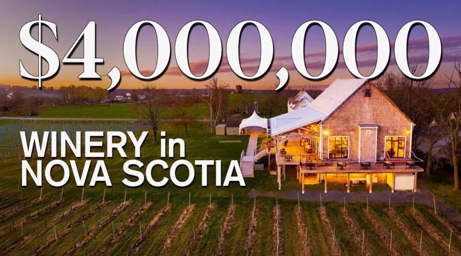 Inside a $4M WINERY ESTATE in Nova Scotia | Planters Ridge
