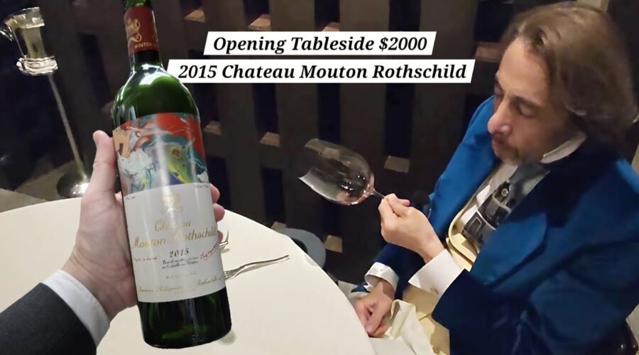 POV – Opening Tableside $2000 1st Growth 2015 Chateau Mouton Rothschild