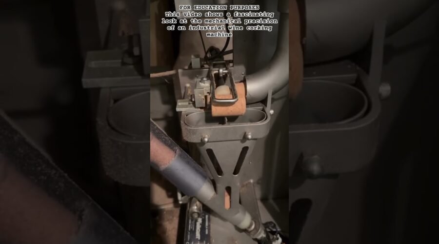 Wine corking machine #shorts #WineProduction #IndustrialEngineering #tech #Winery #Manufacturing