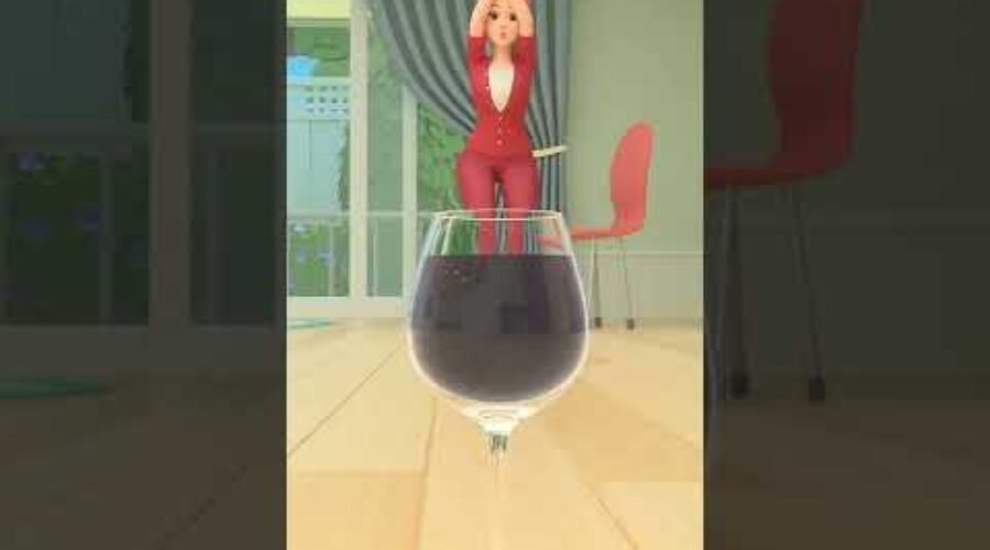 WINE GLASS MAGIC #mayamax #cocometa