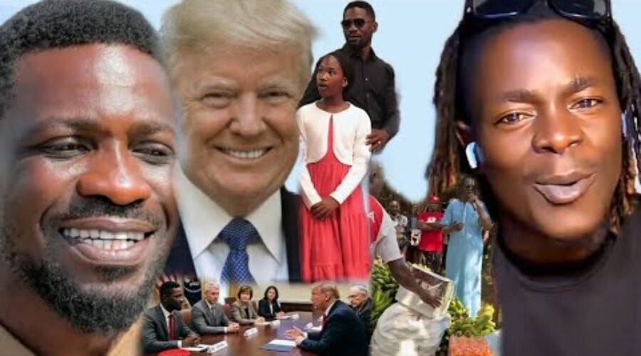 Kika? Trump akakasiza Bobi Wine okusisikana tuli eno, King Saha agude mu bintu