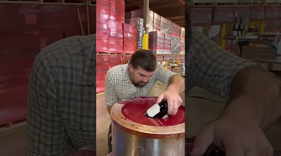 Why Extra Wax Makes These Wine Bottles So Expensive#shorts #bottle#wine
