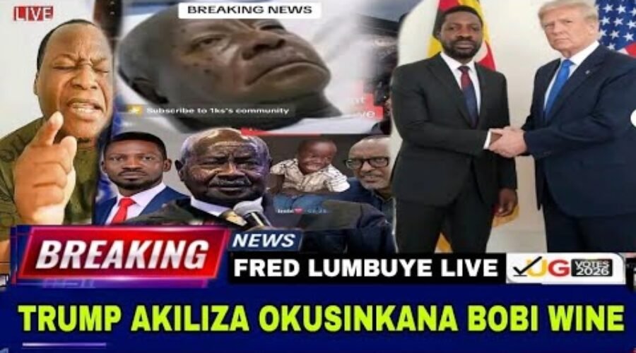 FRED LUMBUYE LIVE: MUSEVENI KAWEDEMU TRUMP AKILIZA OKUSINKANA BOBI WINE MU WHITE HOUSE ESAWA YONA