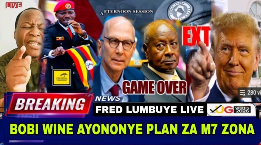 FRED LUMBUYE LIVE: BOBI WINE AYONONYE PLAN ZA MUSEVENI ZONA WETWOGERELA TAKYALINA KYAZAKO