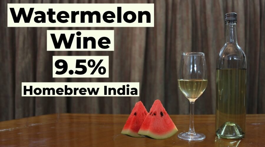 🍉Make Watermelon Wine at Home in 4 Days | Fermentation Recipe | Homebrew India