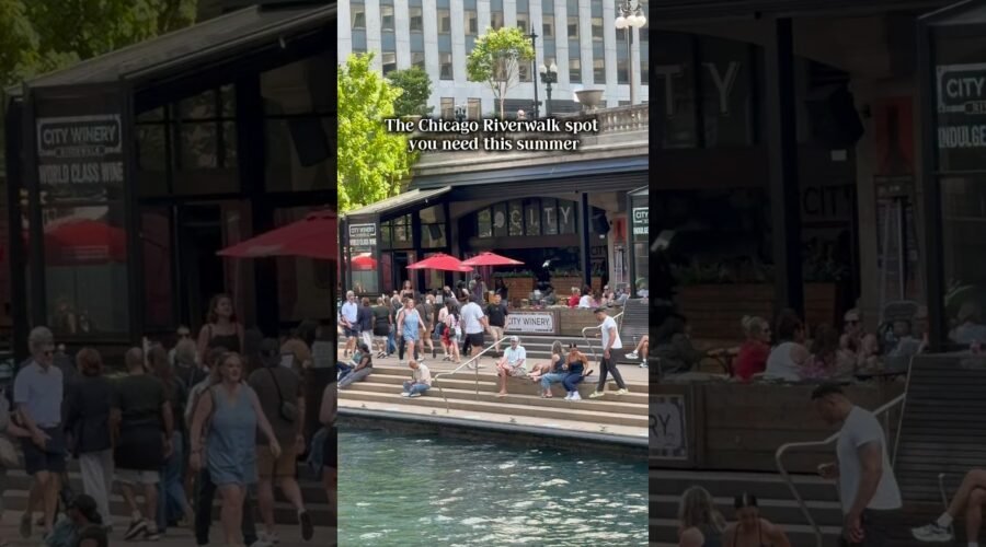 Spent the day at City Winery Chicago Riverwalk just soaking in Chicago summer energy. #chicagovlog