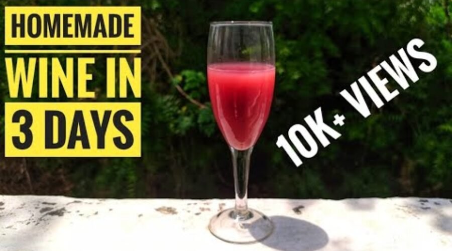 Grape Wine In 3 Days | How To Make Wine At Home | Quick Wine