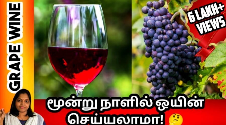 Homemade wine making | Tamil | மூன்று நாளில் ஈஸியா ஒயின் செய்யலாம்