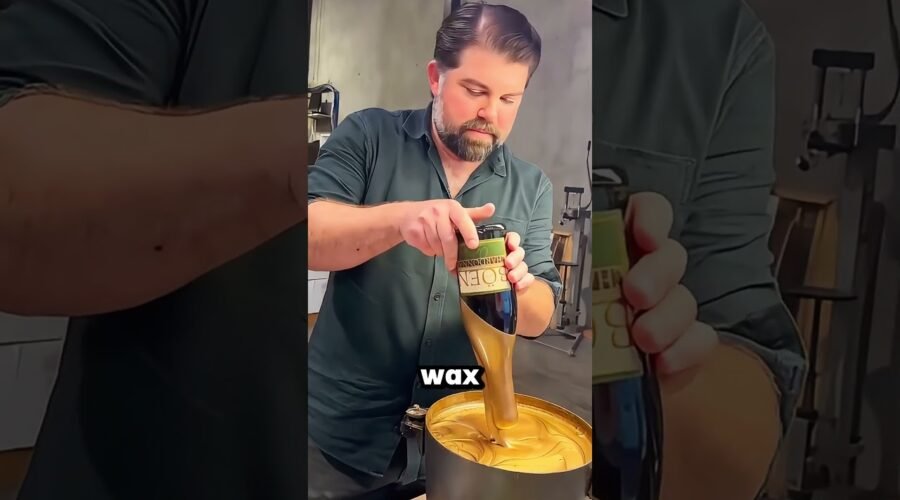 Why Wine Bottles Are Dipped In Wax #shorts