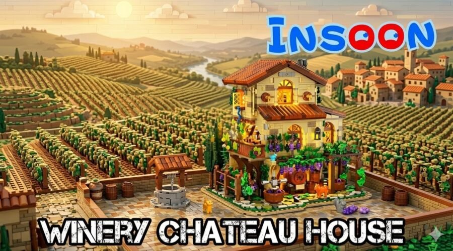 Insoon Winery Chateau House #afol #legocommunity #legolivestream