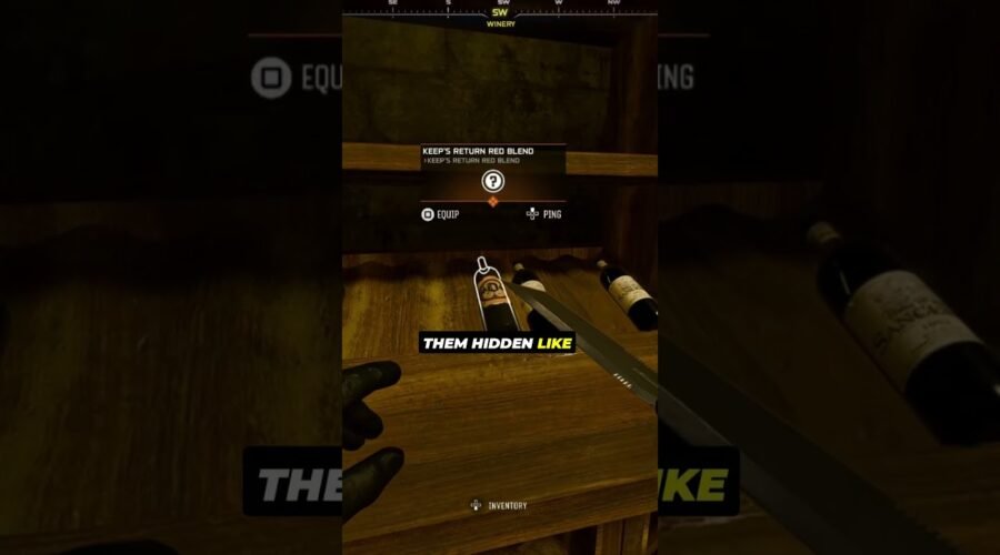 Winery Secret Keeps Getting Better #gaming #discoveries #easteregg