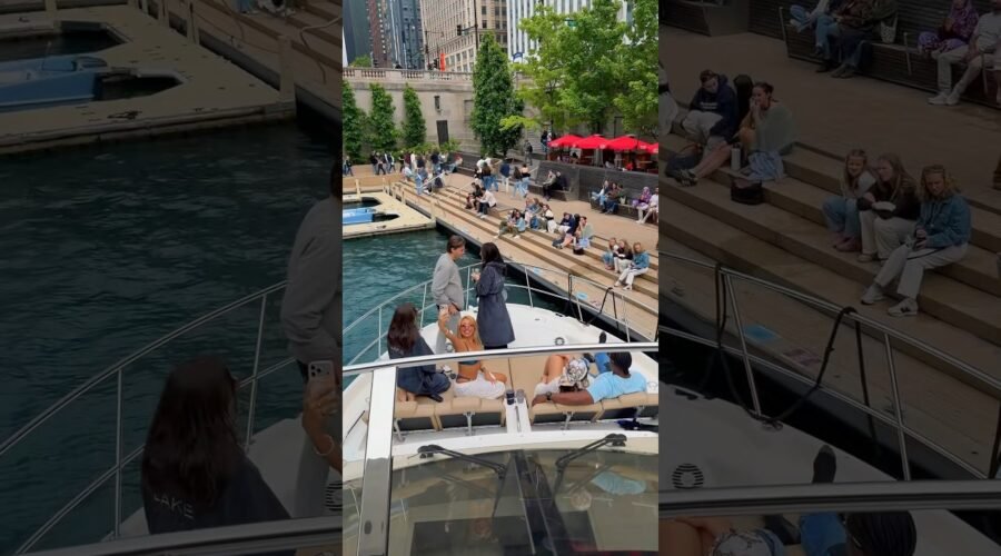 City Winery on the Chicago River ✨🍷🌃🛥️ #chicago