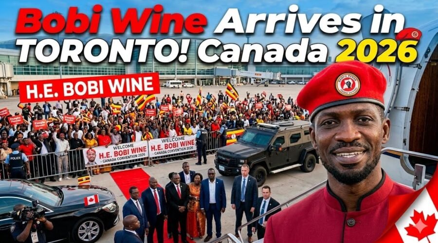 🔴LIVE: H.E. Bobi Wine Touches Down in Toronto for the Canada Convention – A Historic Homecoming